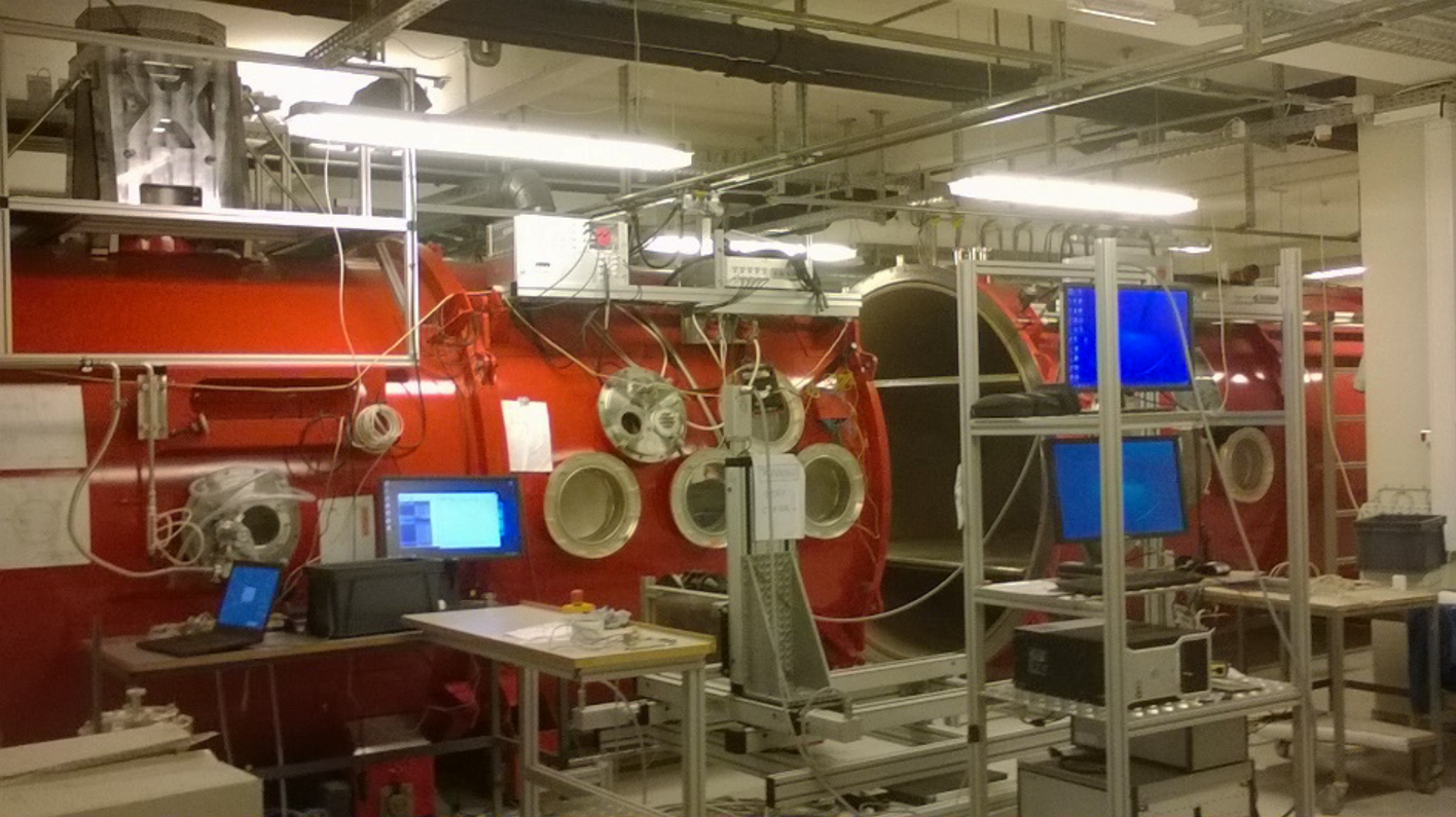 TA 2.4: The AWTSII chamber at the Planetary Environment Facility, Aarhus University.