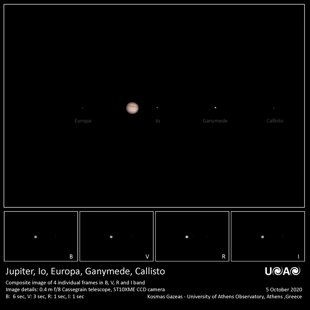 Jupiter. Credit: Kosmas Gazeas, University of Athens Observatory, Greece