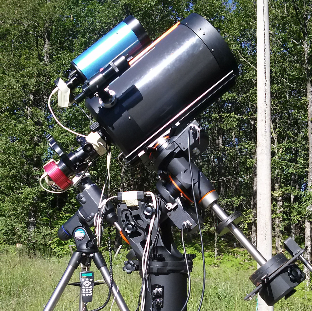Small telescope. Credit: ExoClock