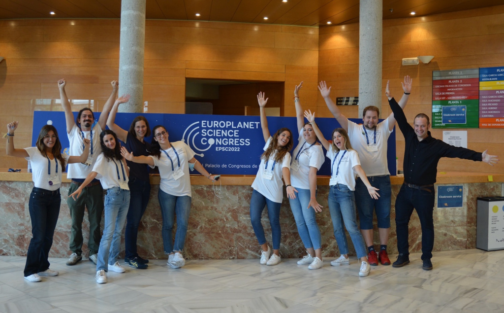 The Copernicus team and conference assistants ensured EPSC2022 ran smoothly throughout the week.
