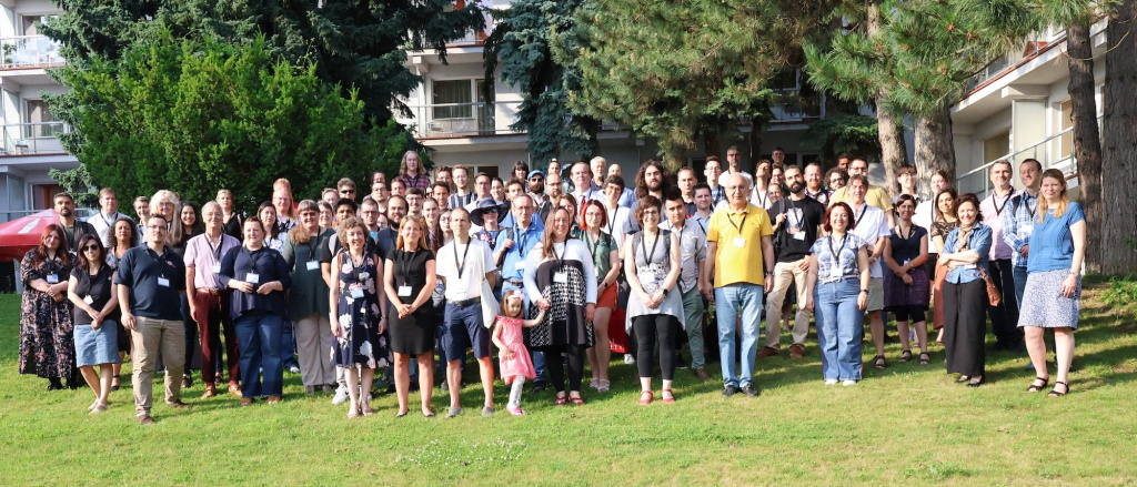 Group photo of in-person participants at ERIM 2023 in Bratislava, Slovakia.