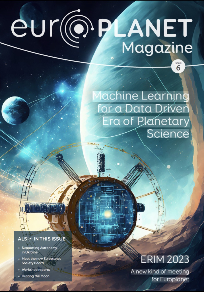 Cover of issue 6 of the Europlanet Magazine. 