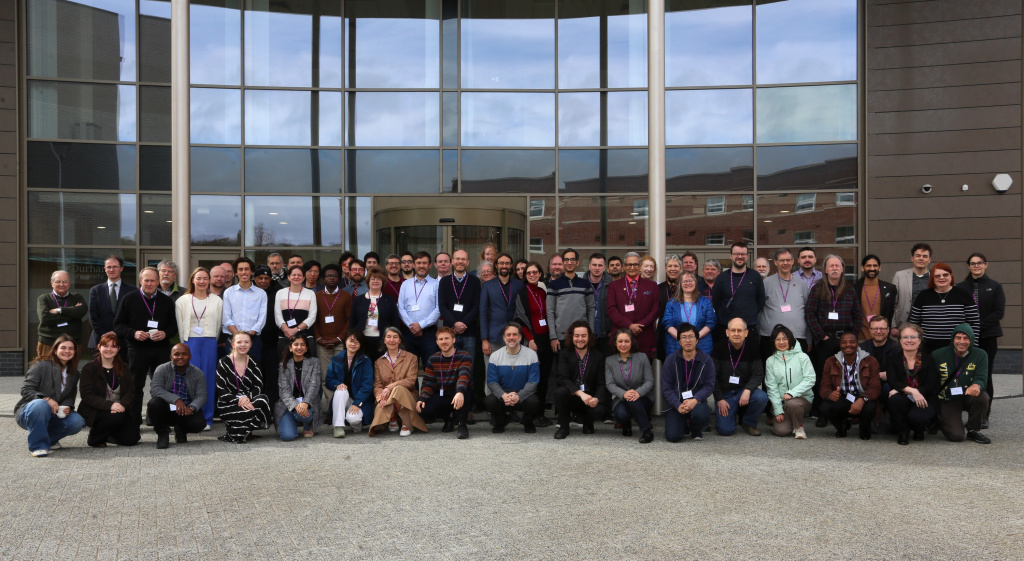 Group photo of participants in the IAU-Kavli Symposium held at Durham University in April 2024.