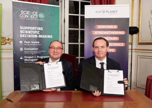 MoU Signature between Europlanet Society and European Science Foundation (ESF) in November 2018